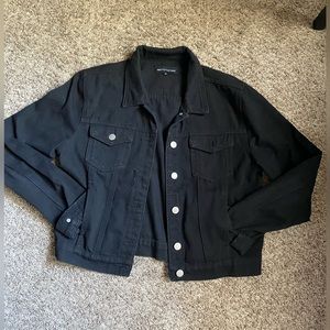 Women’s black denim jacket